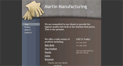 Desktop Screenshot of martinmanufacturing.com